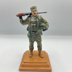 塗装済みアメリカ海軍特殊部隊SEALsフィギュア：マルチカム迷彩、1/35