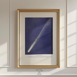 1920 Vintage Astronomie Poster, Milchstraße Druck, Antike Astronomie Druck, Galaxie Vintage Kunst, Sternschnuppe Druck, Himmlischer Druck