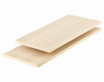 Cabinet Shelf Maple - Custom size clear coat finish, kitchen replacment shelves, kitchen shelves, cabinet shelves, closet shelves