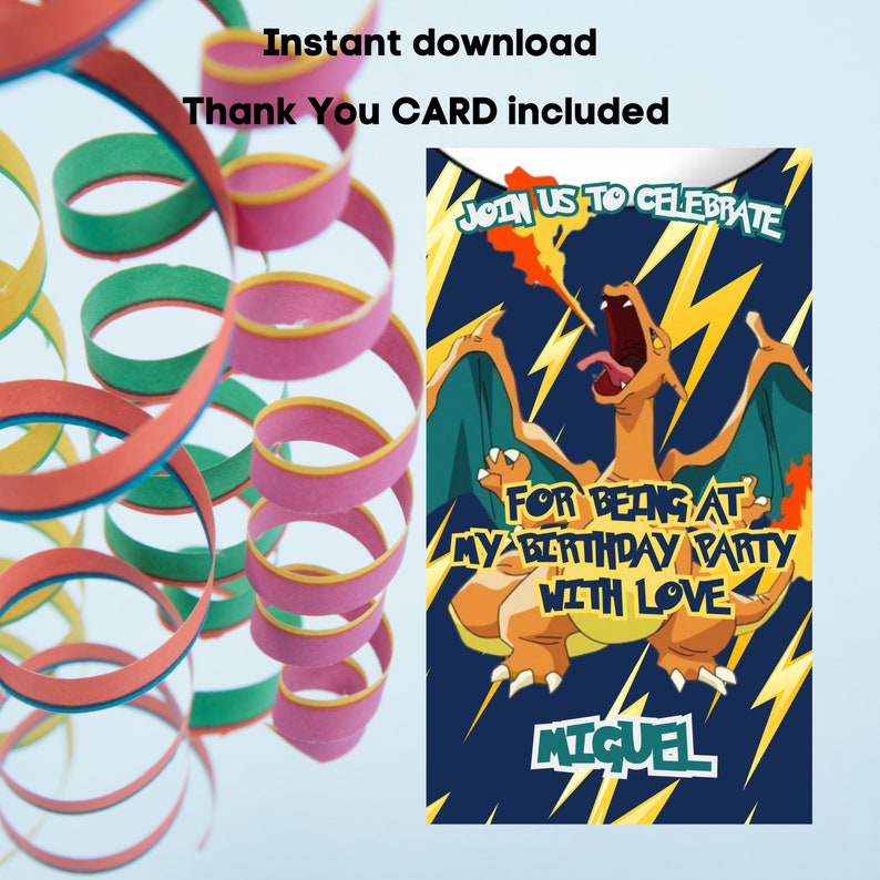 Editable Pokemon Birthday Invitation - Il 794xN.5676531690 Rbdp 