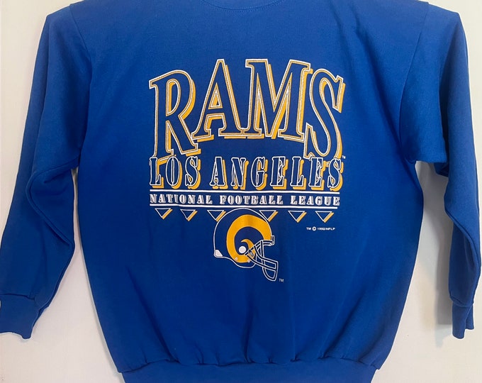 Vintage 1992 • Los Angeles Rams • Crewneck Sweatshirt • Size XXL - Etsy