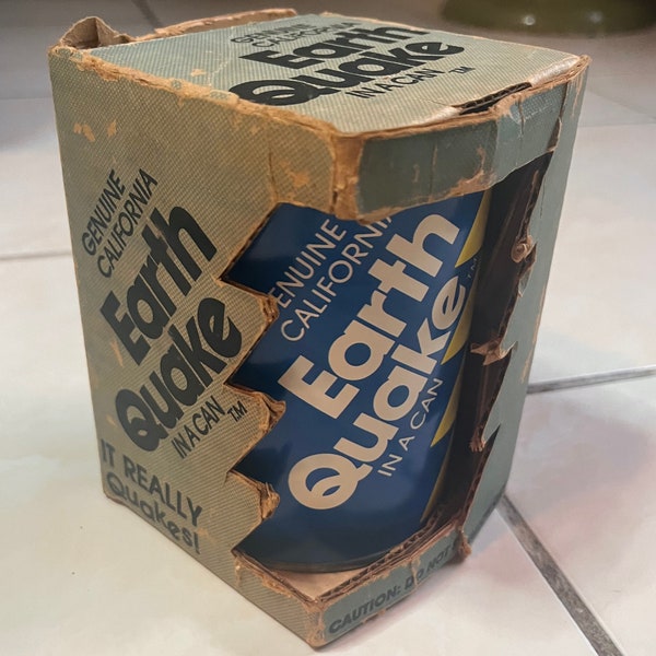 Vintage 1981 "Genuine California Earth Quake In A Can"