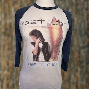 Vintage 1983 • Robert Plant • USA Tour • Raglan T-Shirt