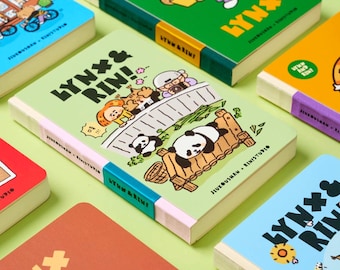 Notebook | Journal | A6 Planner | Hardcover | Stationery | Sketchbook | RiN studio original | Eager to try | 112 Pages | Panda
