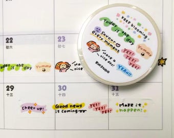 Have a nice day mini Washi Tape - decoration tape RiN! Studio