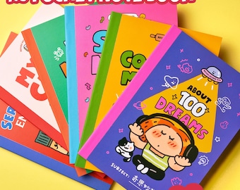 Pocket book | Journal | A6 Mini notebook | Heart beat | Stationery | RiN studio product | Hardcover | Kawaii cute
