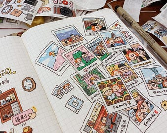 Kawaii Washi Tape Roll: Study Room Decor, Instax Stickers