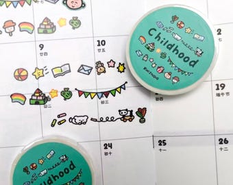 Childhood Toy mini Washi Tape - RiN! Studio