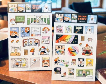 Dream Story Washi Tape: Kawaii Manga Scrapbook Tape