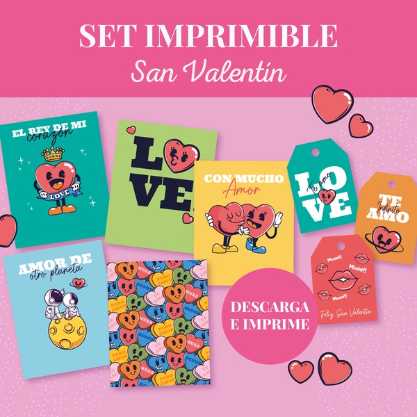 Tarjetas San Valentín, Etiquetas San Valentín, Tarjetas de San Valentín para novio, Candy cards, Valentines card, Tarjetas para pareja