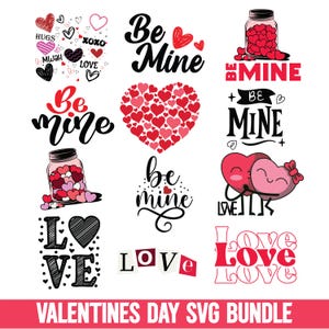 Valentine Day Svg Bundle, Valentine Gift Svg, Valentine Svg For Shirts, Love Svg, Heart Svg, Kids Valentine Svg Vibes, My First Valentine