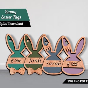 Gepersonaliseerde Easter Basket Svg, Pasen SVG, paashaasdoos voor chocolade-eieren, digitale download, pdf, Vaderdagcadeau, Moederdagcadeau.