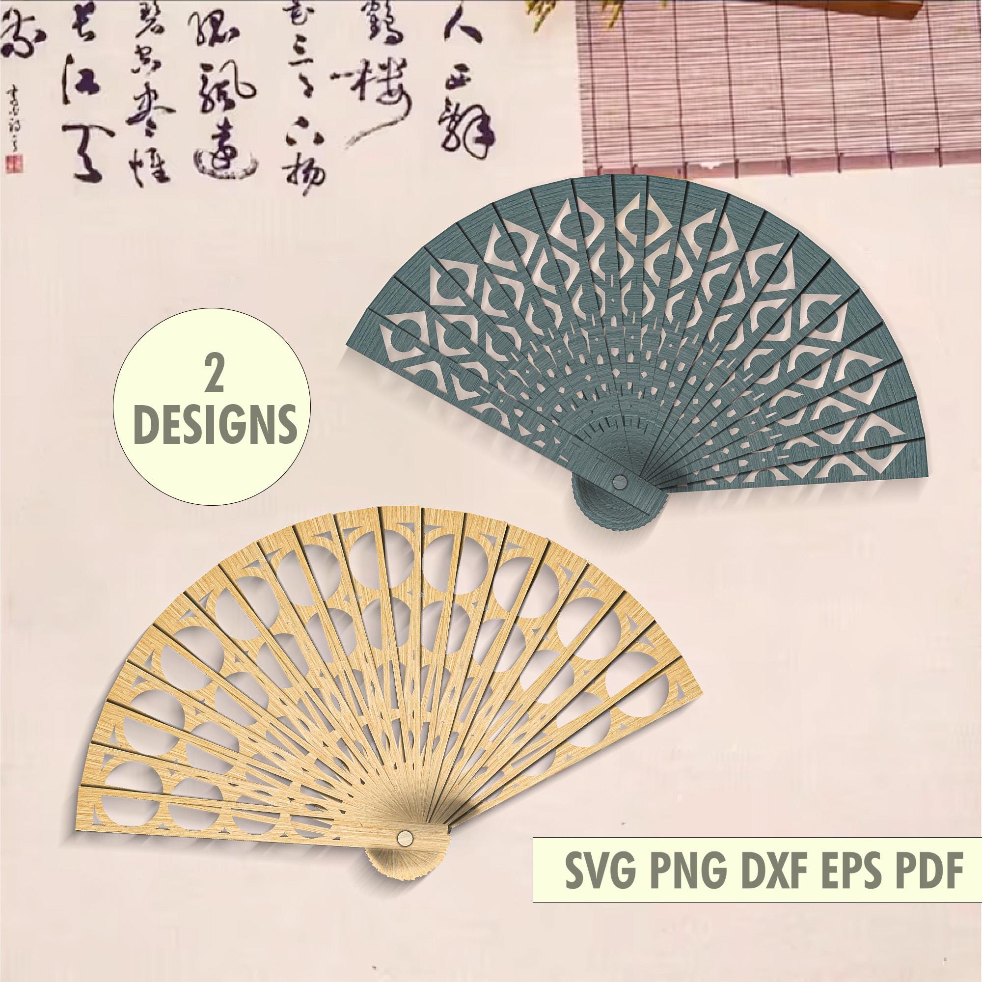 Printable Laser Cut Fans Laser Cut Vector Art, Icons, And Graphics For