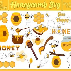 Honingraat Svg, Bee Hive Svg, Bee SVG, honing SVG, honingraat Svg bundel, Bumble Bee, Cricut, silhouet, Vaderdagcadeau, Moederdagcadeau.