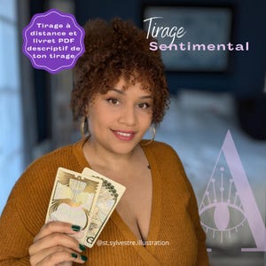 Tirage de tarot et divinations "Sentimental" – Guidance Personnalisée à Distance + Livret PDF Explicatif