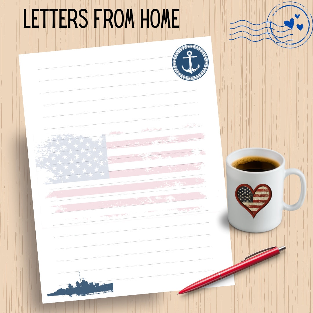 military-navy-bootcamp-stationary-letter-digital-download-etsy