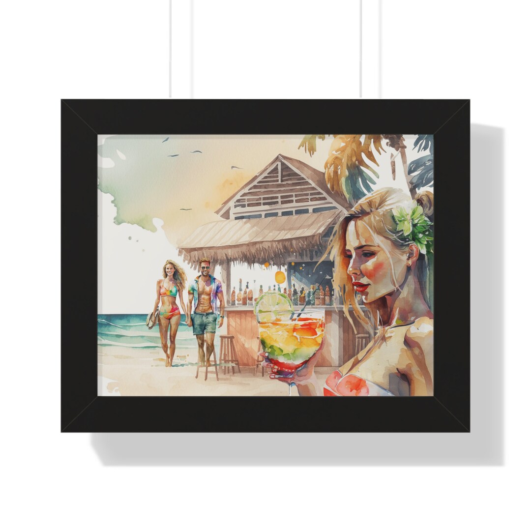 Beautiful Beach Wall Art Painting Etsy