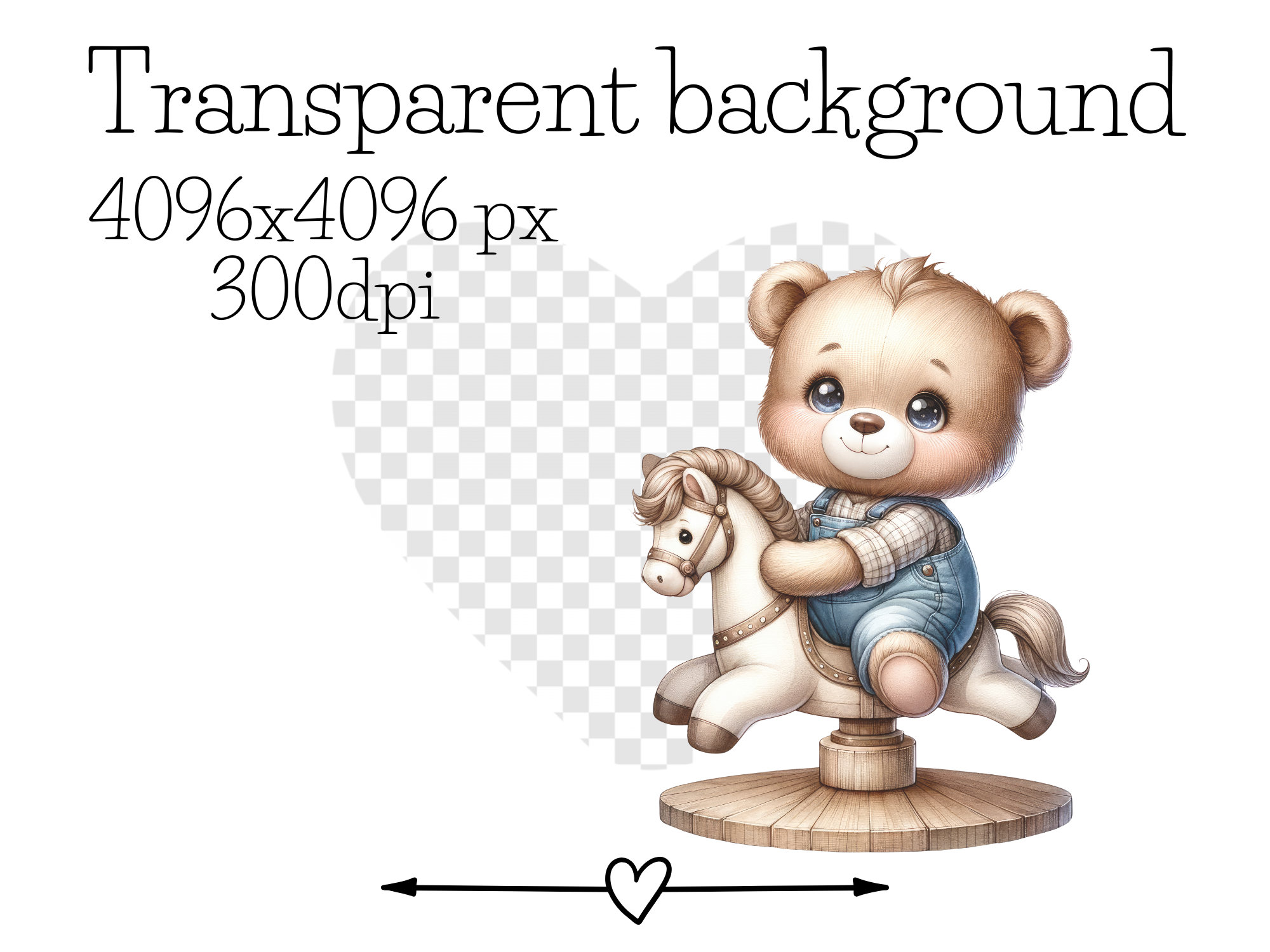 Watercolor Gender Neutral Baby Shower Clipart, Teddy Bear Clipart ...