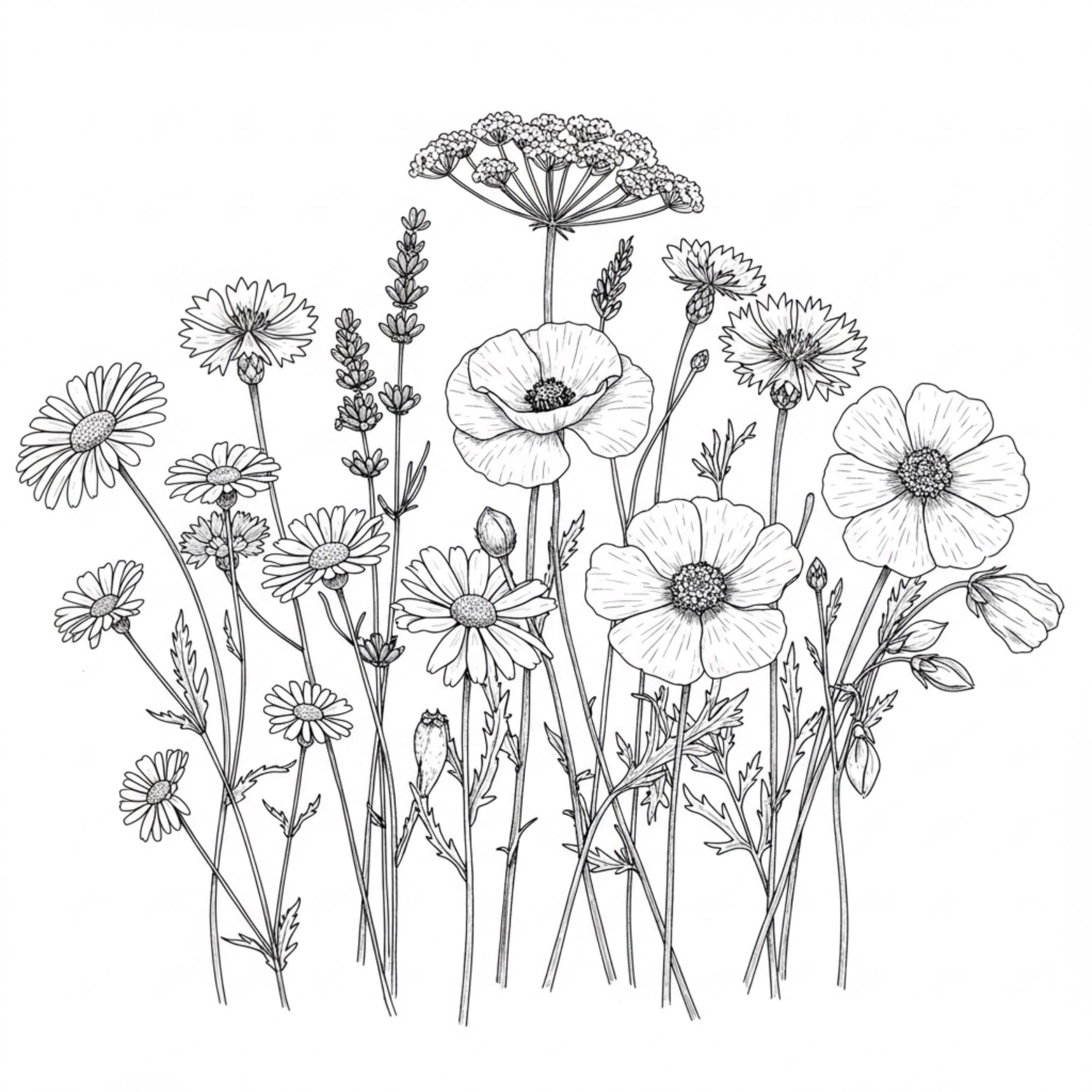 Bloem tekeningen - Etsy België, image size:2000x2000