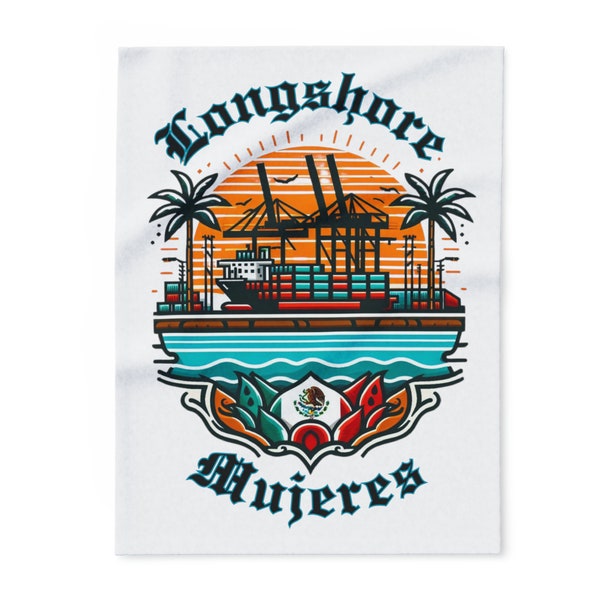 Longshore Mujeres Fleece Blanket