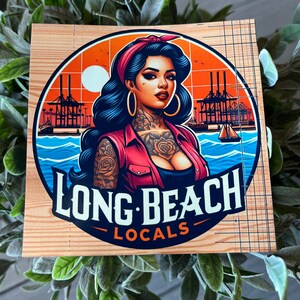 Long Beach Locals Large refrigerator Magnet
