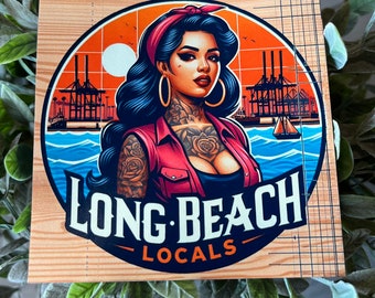 Long Beach Locals Large refrigerator Magnet