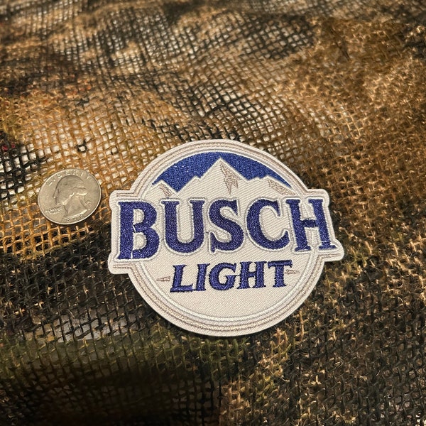 Busch Light retro vintage iron on patch