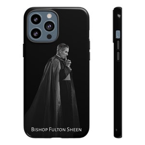 Bischof Fulton Sheen SR katholische christliche religiöse Handyhüllen, iPhone, Galaxy, Pixel-Geräte