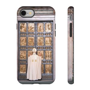Fatimaische Heilige Türen, 2025 Jubiläum, SR Traditionelle katholische christliche Handyhüllen für iPhone, Galaxy, Pixel