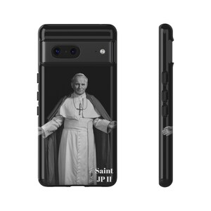 Pope St. Johannes Paul der Große, JP II, SR katholische christliche Handyhülle für iPhone, Galaxy, Pixel