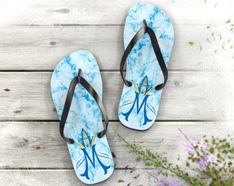 Mary Auspice SR Flip Flops, Slides, Catholic Slipper Sandals, Trendy Thong Footwear, Summer Fashion
