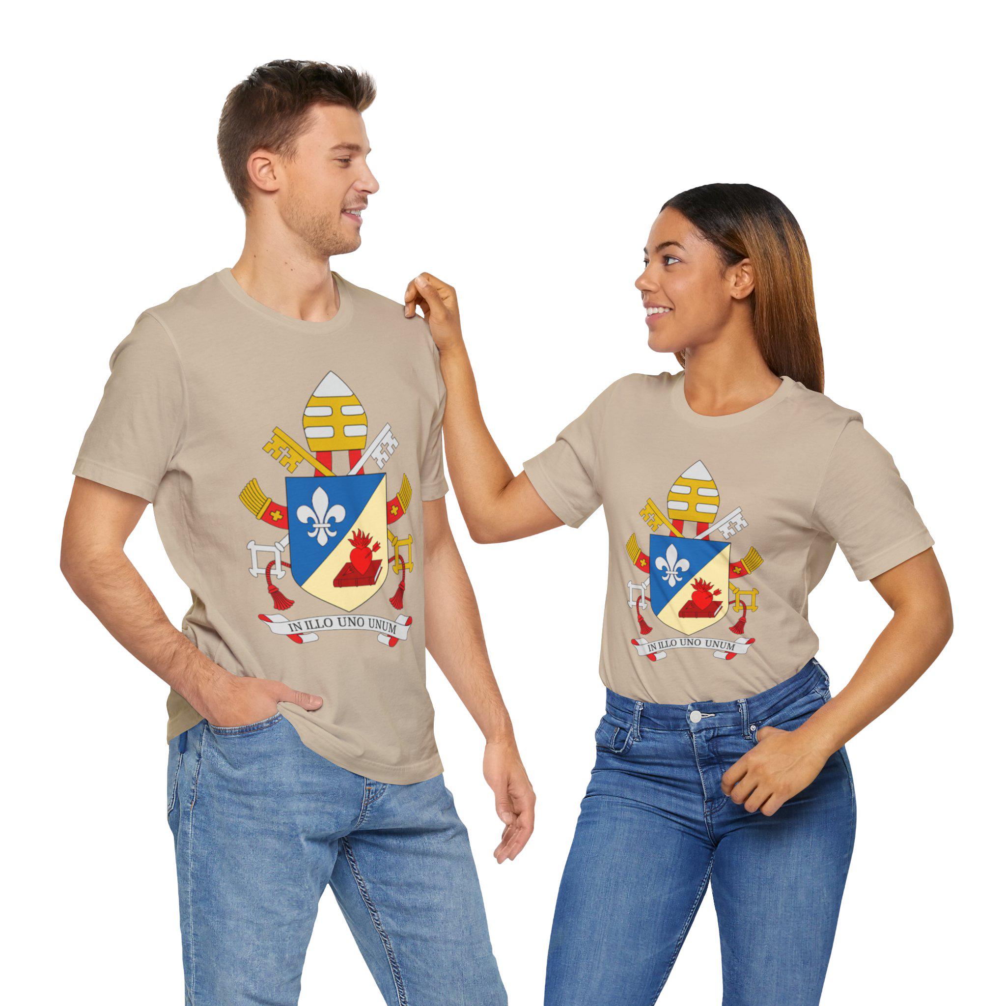 Pope Leo XIV Coat of Arms Tee - Catholic Christian Unisex Shirt - Etsy