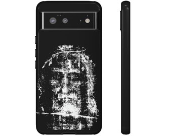 Shroud of Turin Phone Case: Holy Face of Christ, Tough Catholic Design