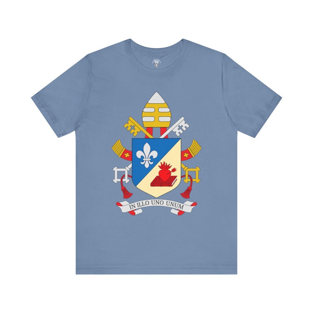Pope Leo XIV Coat of Arms Tee - Catholic Christian Unisex Shirt - Etsy
