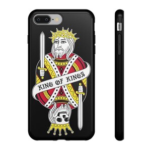 King od Kings SR Traditionelle katholische christlich religiöse Handy Hüllen iPhone Galaxy Pixel