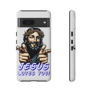 Jesus liebt dich, SR Traditionelle katholische christlich Tough Phone Cases, iPhone Galaxy Pixel