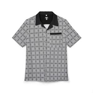 dress shirts with crosses Victorious Mens M Button Dress Shirt Black Cross NEW