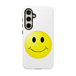 Smile Jesus Loves You, SR Traditionelle katholische christliche religiöse Handy-Hüllen iPhone Galaxy Pixel