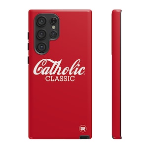 Katholische klassische SR robuste Handyhülle für Apple iPhone, Samsung Galaxy und Google Pixel