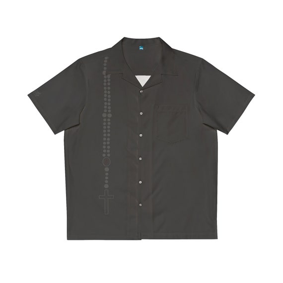 catholic dress shirts Trinity Church Supply Men's Long Sleeve Tab Collar Shirt Pastor Gift Church Clergy Catholic Christian Cotton Shirts, Black Color, Neck Size - 17 Inch, Sleeve Size