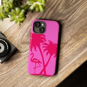 Pink Glaube Flamingo SR Traditionelle katholische christliche Tough Cases für iPhone, Galaxy und Pixel