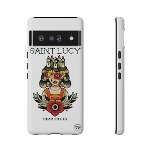 Saint Lucy Gothic SR Tough Phone Cases for Apple iPhone, Samsung Galaxy, and Google Pixel devices