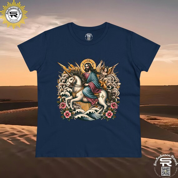 Jesus On Unicorn - Jesus Christ Riding A Unicorn T-Shirt Jesus On Unicorn - Jesus Christ Riding A Unicorn T-Shirt
