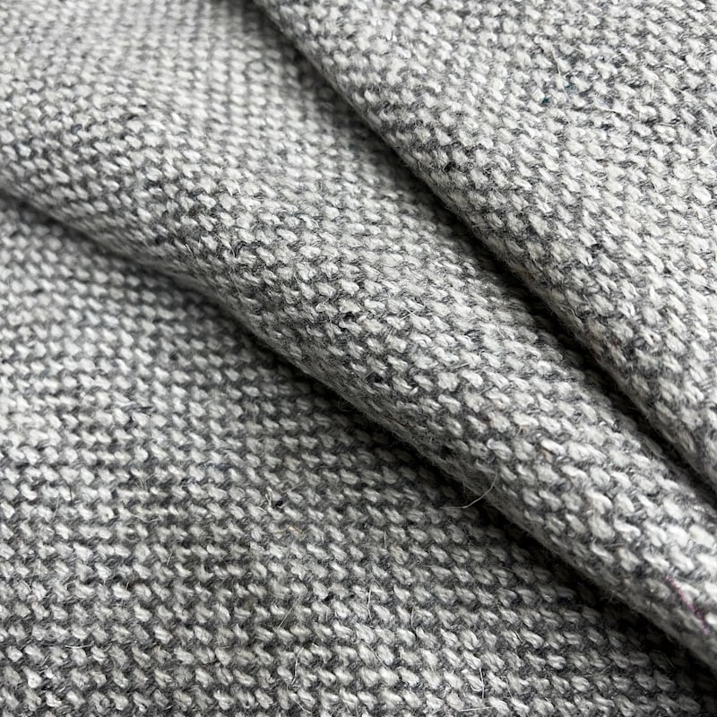Gray tweed print shirt