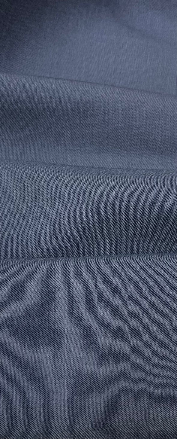 2 Yds for 26 Dollar, 50%wool (plain Weave) D.CLOUDY BLUE Color