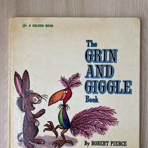 1972 Vintage Book The Grin and Giggle Book by Robert Pierce