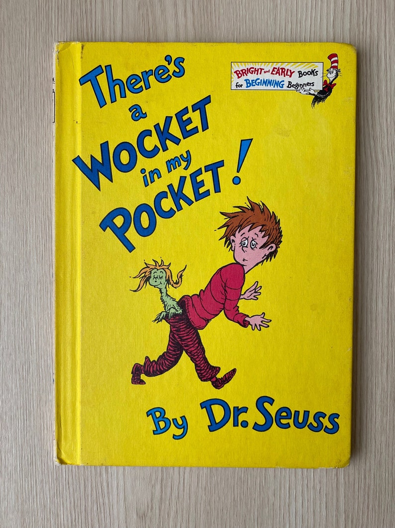 1974 Vintage Book There’s a Wocket in My Pocket! by Dr. Seuss - Etsy