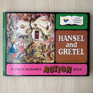 Vintage Hansel and Gretel Book with Moving Illustrations by Tom O&#39;Sullivan