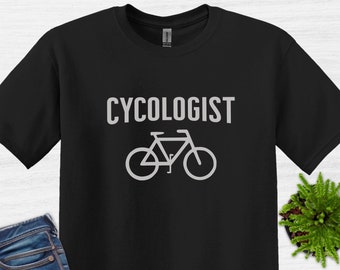 Cycologist Bicycle T-Shirt, Bicycle gift Bike shirt, Cycling lover gift, Biking shirt, Cycling dad shirt gift, Cycling Pun, Punny Shirt