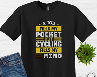 Vintage Bike Lover T-Shirt, Cycling Enthusiast Tee, Unique Graphic Bicycle T-Shirt for men, Gift for Cyclists, Unisex funny cycling T-Shirt